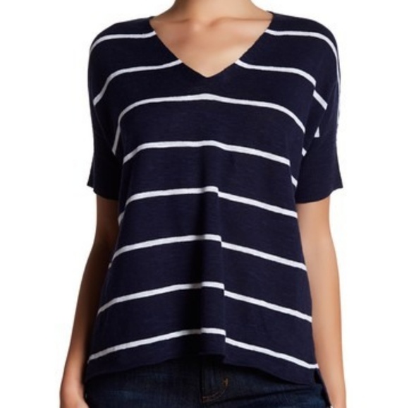Eileen Fisher Tops - Eileen Fisher Organic Linen Cotton Stripe Sweater